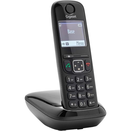 Téléphone fixe AS690A Solo - Avec répondeur - Noir
