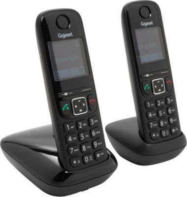 Téléphone sans fil GIGASET AS690 Duo Noir