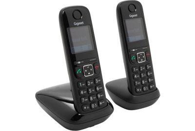 Téléphone sans fil GIGASET AS690 Duo Noir