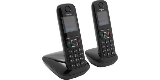 Téléphone sans fil GIGASET AS690 Duo Noir
