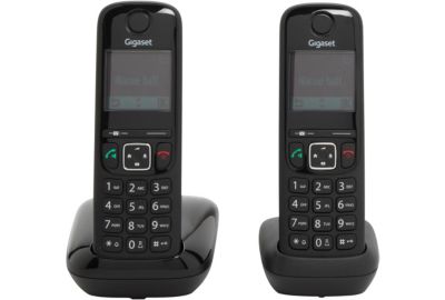 Téléphone sans fil GIGASET AS690 Duo Noir