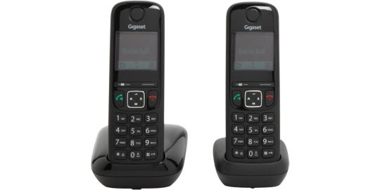 Téléphone sans fil GIGASET AS690 Duo Noir