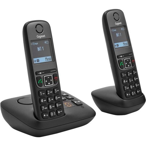 Téléphone fixe sans fil avec répondeur - A635A Duo - Anthracite GIGASET
