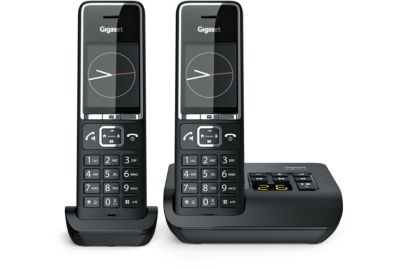 Téléphone sans fil GIGASET COMFORT 550 A DUO NOIR