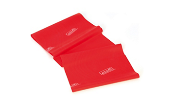 Elastique sport SISSEL Fitband essential rouge 15*250 cm