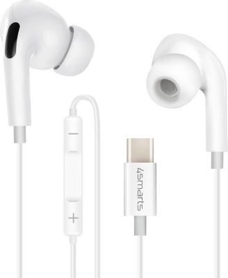 Ecouteurs 4 SMARTS Filaires USB-C Intra-auriculaire Blanc
