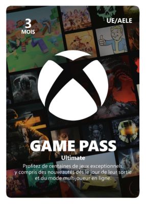 Abonnement MICROSOFT Game pass ultimate 3 mois