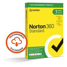 Logiciel antivirus et optimisation NORTON 360 Standard 10Go SE 1 poste