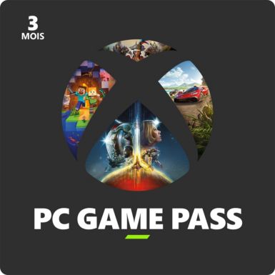 Abonnement MICROSOFT Game pass PC 3 mois