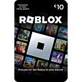 Monnaie virtuelle ROBLOX 10 Euro digital
