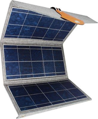 Chargeur solaire 4 SMARTS 20W, Pochette Portable et Pliable 2x USB