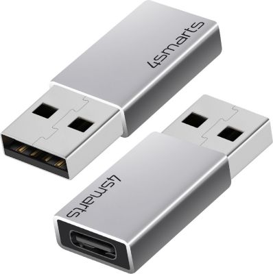 Adaptateur USB 4 SMARTS 2x Adaptateurs USB vers USB C, 5GB/s