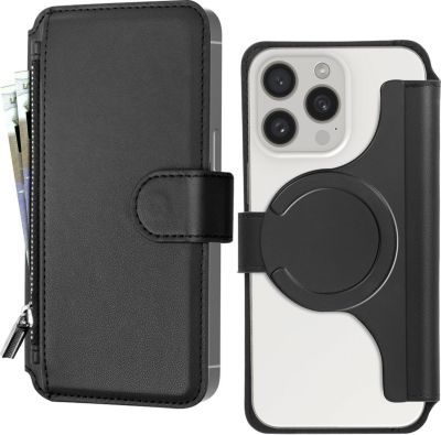 Etui 4 SMARTS Porte-cartes RFID MagSafe Taille XL Noir
