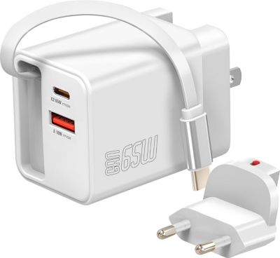 Chargeur 4 SMARTS 4smarts Chargeur de Voyage 3-en 1 GaN 65