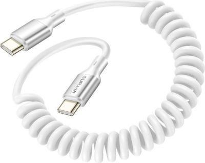Câble USB 4 SMARTS 100W 480 Mb/s Spiralé Rétractable