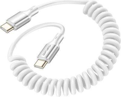 Câble USB 4 SMARTS 240W 480 Mb/s Spiralé Rétractable