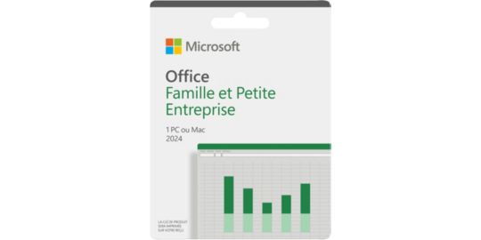 Logiciel de bureautique MICROSOFT Office Famille et entreprise 2024