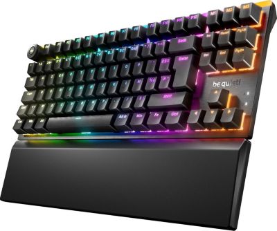 Clavier gamer BE QUIET Light Mount TKL RGB Silent Linear Noir