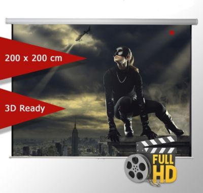 Ecran de projection CELEXON manuel 200 x 200 cm