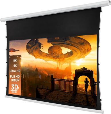 Ecran de projection CELEXON motorisé tensionné basic 200x113