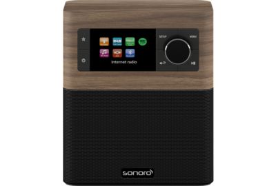 Radio SONORO sonoroSTREAM walnut/noir