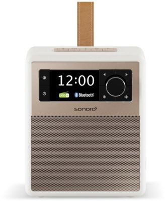 Radio réveil SONORO EASY Blanc (mat) - rosé Radio réveil SONORO EASY Blanc (mat) - rosé
