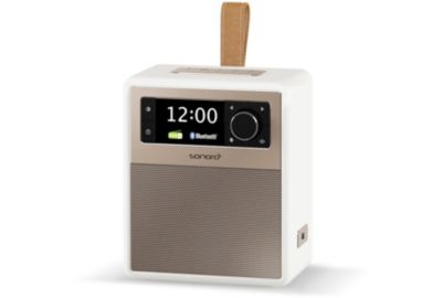 Radio réveil SONORO EASY Blanc (mat) - rosé