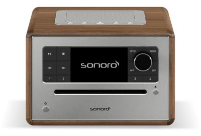 Chaîne HiFi SONORO ELITE Noyer-Argent