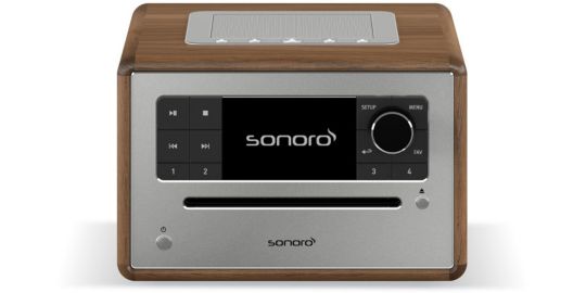 Chaîne HiFi SONORO ELITE Noyer-Argent