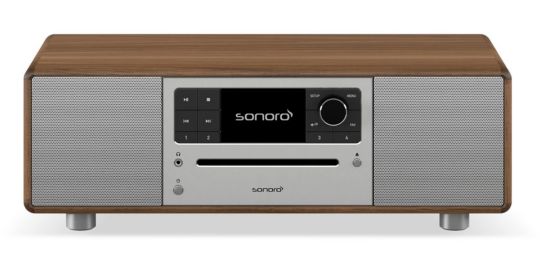 Chaîne HiFi SONORO PRESTIGE Noyer-Argent