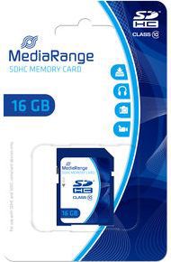 Carte SD MEDIA-RANGE Carte SDHC 16GO MEDIARANGE CLASS 10 Carte SD MEDIA-RANGE Carte SDHC 16GO MEDIARANGE CLASS 10