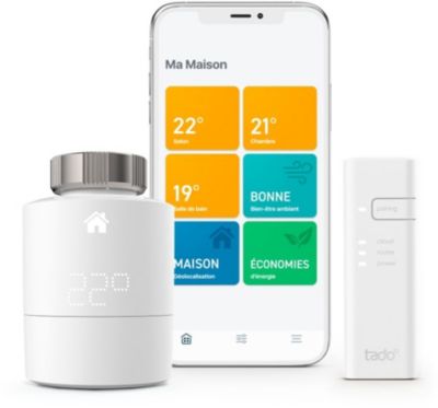Tête thermostatique connectée TADO Tete thermostatique connectée -Kit V3+