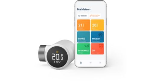 Tête thermostatique connectée TADO X pour radiateur