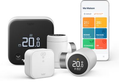 Thermostat connecté TADO Kit X filaire et 2 têtes X