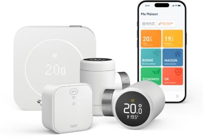 Thermostat connecté TADO Filaire Kit de démarrage X (2e gén.) + 2