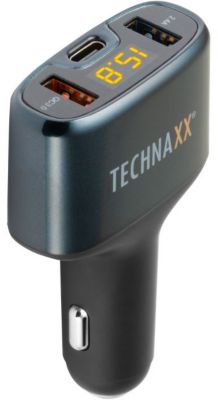 Chargeur allume-cigare Technaxx Ports QC3.0&USB-C TE18