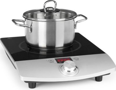 Plaque induction KLARSTEIN VariCook Single 1 feu 1800 W 240° noire