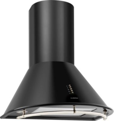 Hotte décorative murale KLARSTEIN Lumio Primo 60cm rétro 490 m³/h LED noir