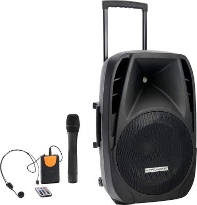Enceinte sono PRONOMIC PH15AW  15 pouces sur batterie usb/bt