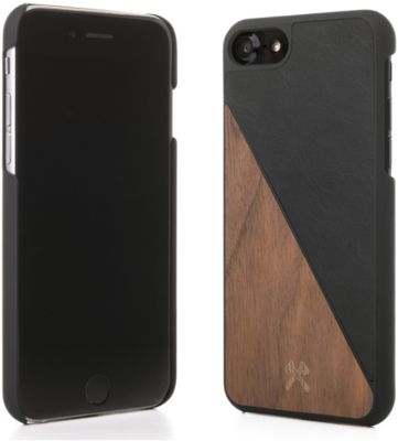 Coque Woodcessories iPhone 7/8 EcoSplit bois/noir