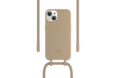 Etui avec cordon WOODCESSORIES iPhone 13 mini Tour de cou gris