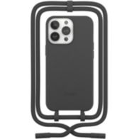 Coque avec cordon WOODCESSORIES iPhone 13 Pro Tour de cou noir