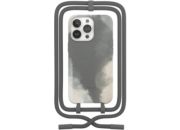 Coque collier WOODCESSORIES iPhone 13 Pro Max Tour de cou gris