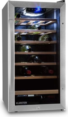 Cave à vin de service KLARSTEIN Vinamour 26 Uno 26 bouteilles 88L inox