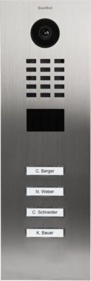 Visiophone DOORBIRD Portier vidéo IP 4 boutons D2104V V2