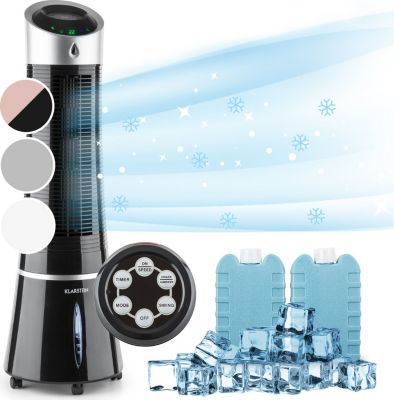 Rafraîchisseur d'air KLARSTEIN Skyscraper Ice - Noir Reconditionné Rafraîchisseur d'air KLARSTEIN Skyscraper Ice - Noir Reconditionné