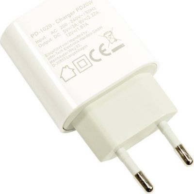 Chargeur secteur INTER-TECH Chargeur USB TYPE-C - 20W max