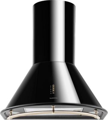 Hotte décorative murale KLARSTEIN Lumio Neo rétro 60cm 610m³/h CEE A noir