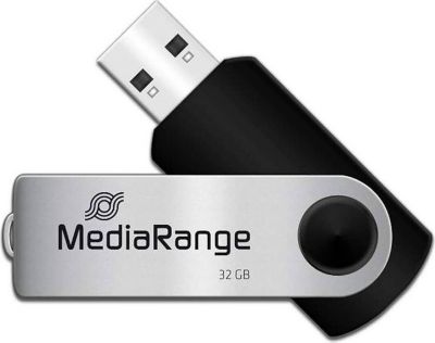 Clé USB MEDIA-RANGE 2.0 de - 32GB - Pack de 3 clés - Noires