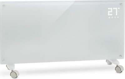 Klarstein - Radiateur à convection - Klarstein Bansin Crystal Smart - 2500  W - Contrôle par app - Noir - Convecteur électrique - Rue du Commerce